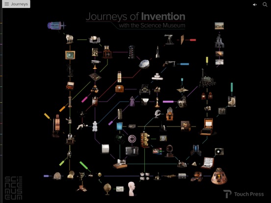 Journeys of Invention iPad app afbeelding 1