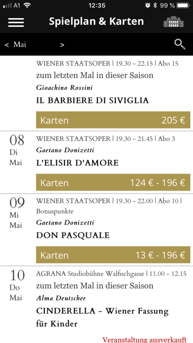 Screenshot #2 pour Wiener Staatsoper Tickets