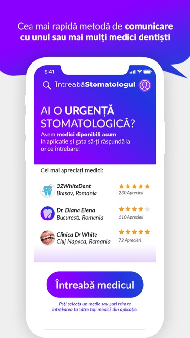 Screenshot #1 pour IntreabaStomatologul