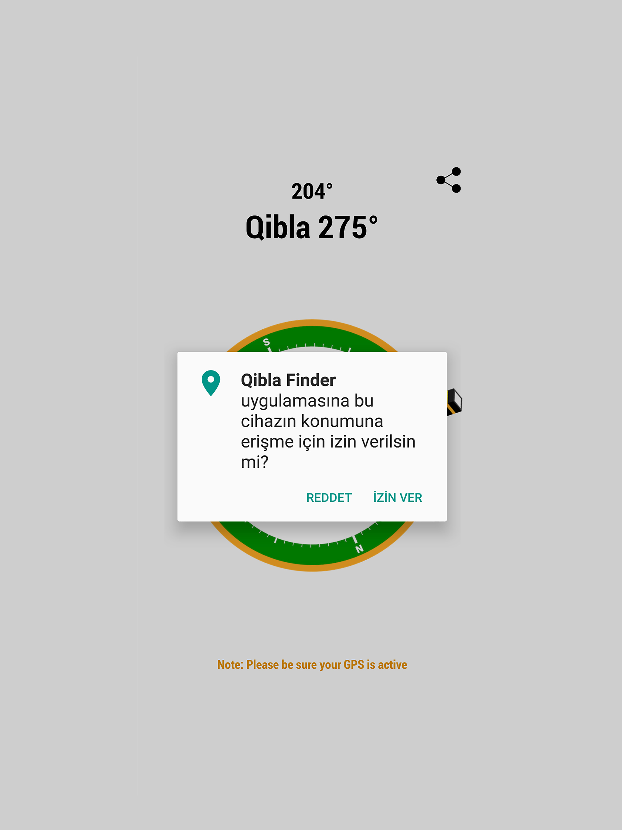 Simple Qibla Finder