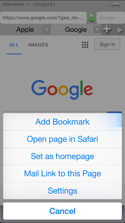 #4. iBrowser-multi tab&full screen (iOS) By: 碧珍 刘