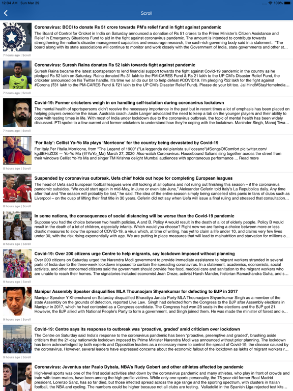 Breaking News - India iPad screenshot 5 - News app