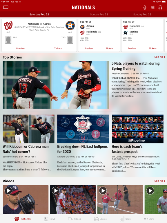 MLB.com At Bat screenshot