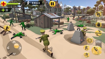 Blocky World War Battleground screenshot 2