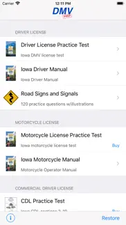 iowa dmv test prep iphone screenshot 1