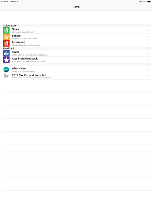 Loan Calculator & Tax Savings iPad screenshot 1 - Finance app
