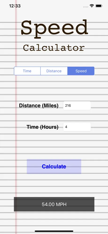 Distance Speed Time Calculator