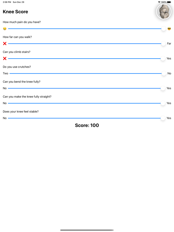 Screenshot #4 pour Knee Score