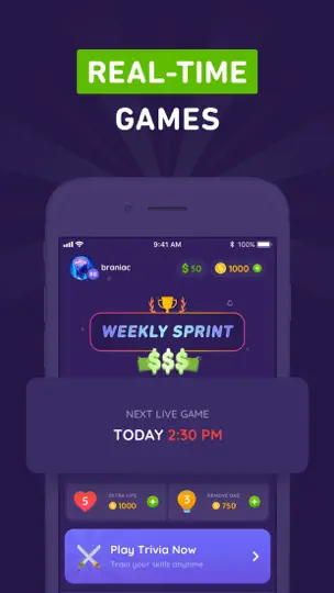 Screenshot von Sphinx Trivia - Win Real Cash auf dem iPhone 3