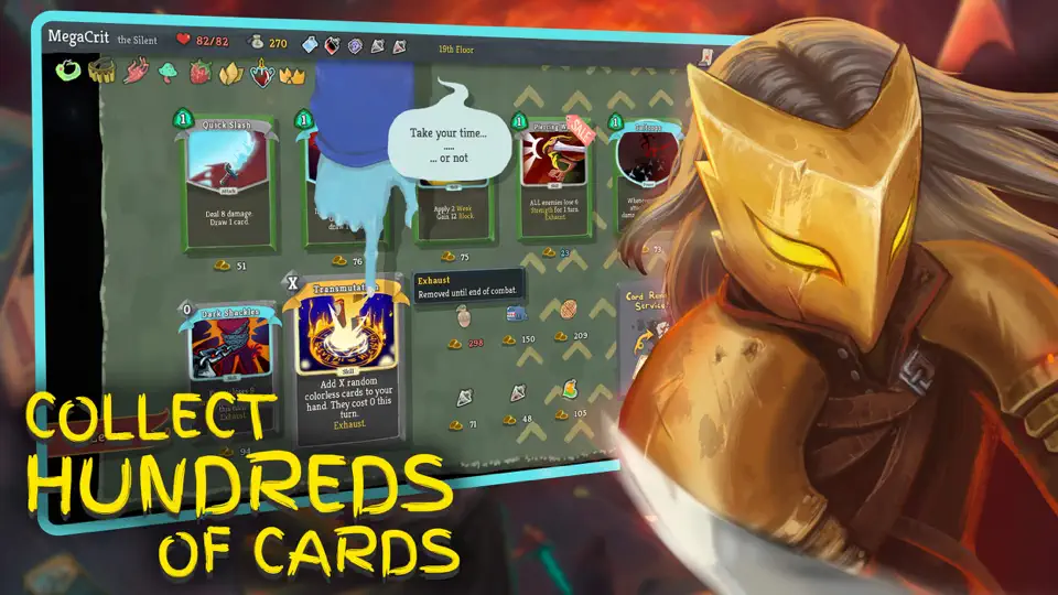 Captura de pantalla de Slay The Spire en iPhone 2