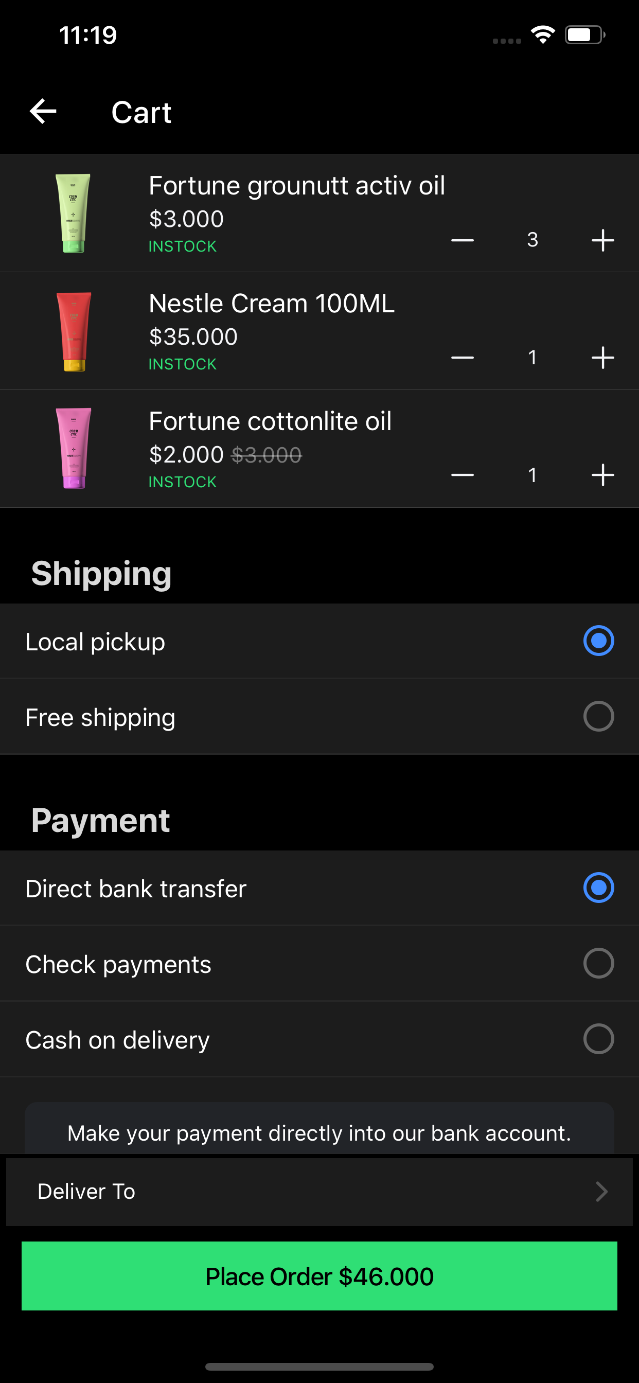Order Now app for WooCommerce