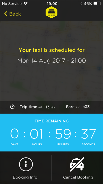 Bendigo Taxis Screenshot