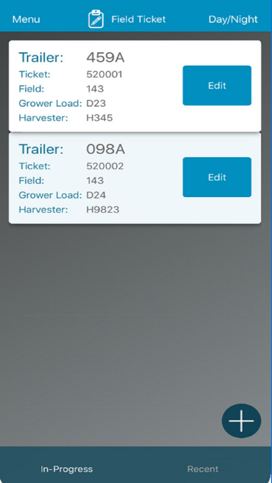 ExtendAg eField Ticket Screenshot