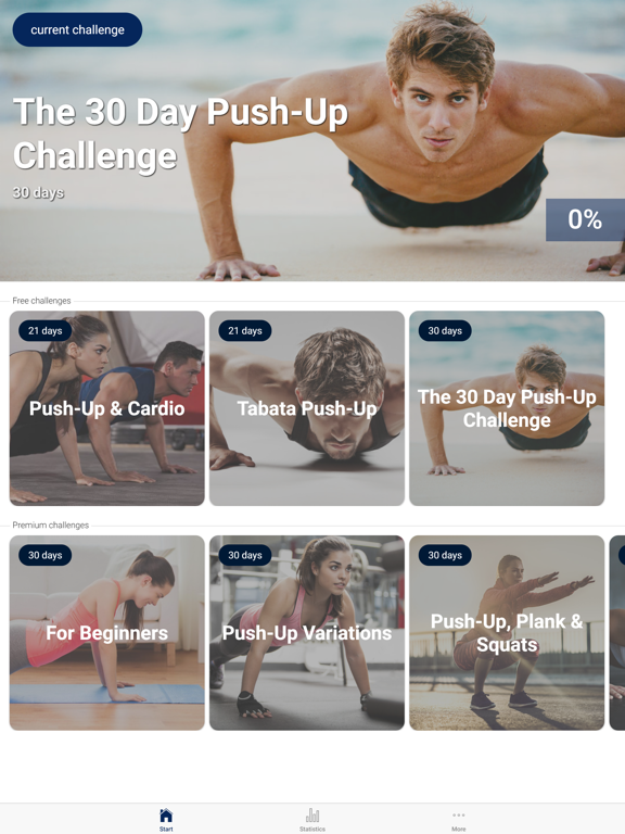 The Push-Up Challenge iPad screenshot