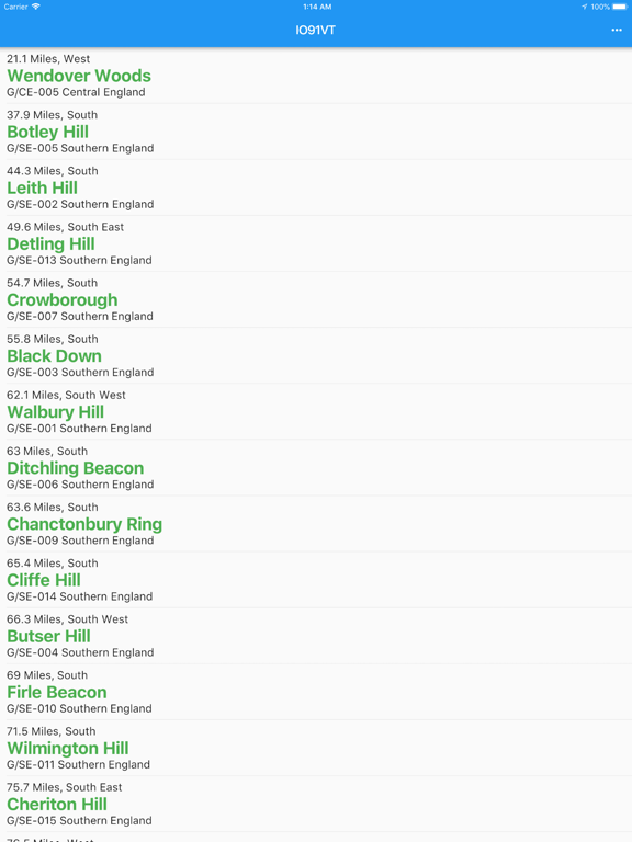 Screenshot #4 pour SOTA Finder