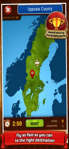 Game screenshot GeoFlight Sweden  Pro mod apk