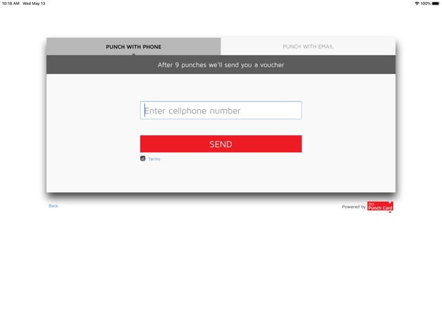 digiPunchCard - digital punch card for retailers