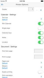 calprint for iphone iphone screenshot 2