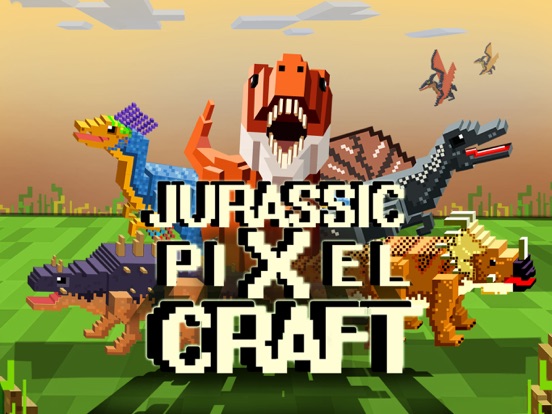 Jurassic Pixel Dinosaur Craft iPad app afbeelding 5