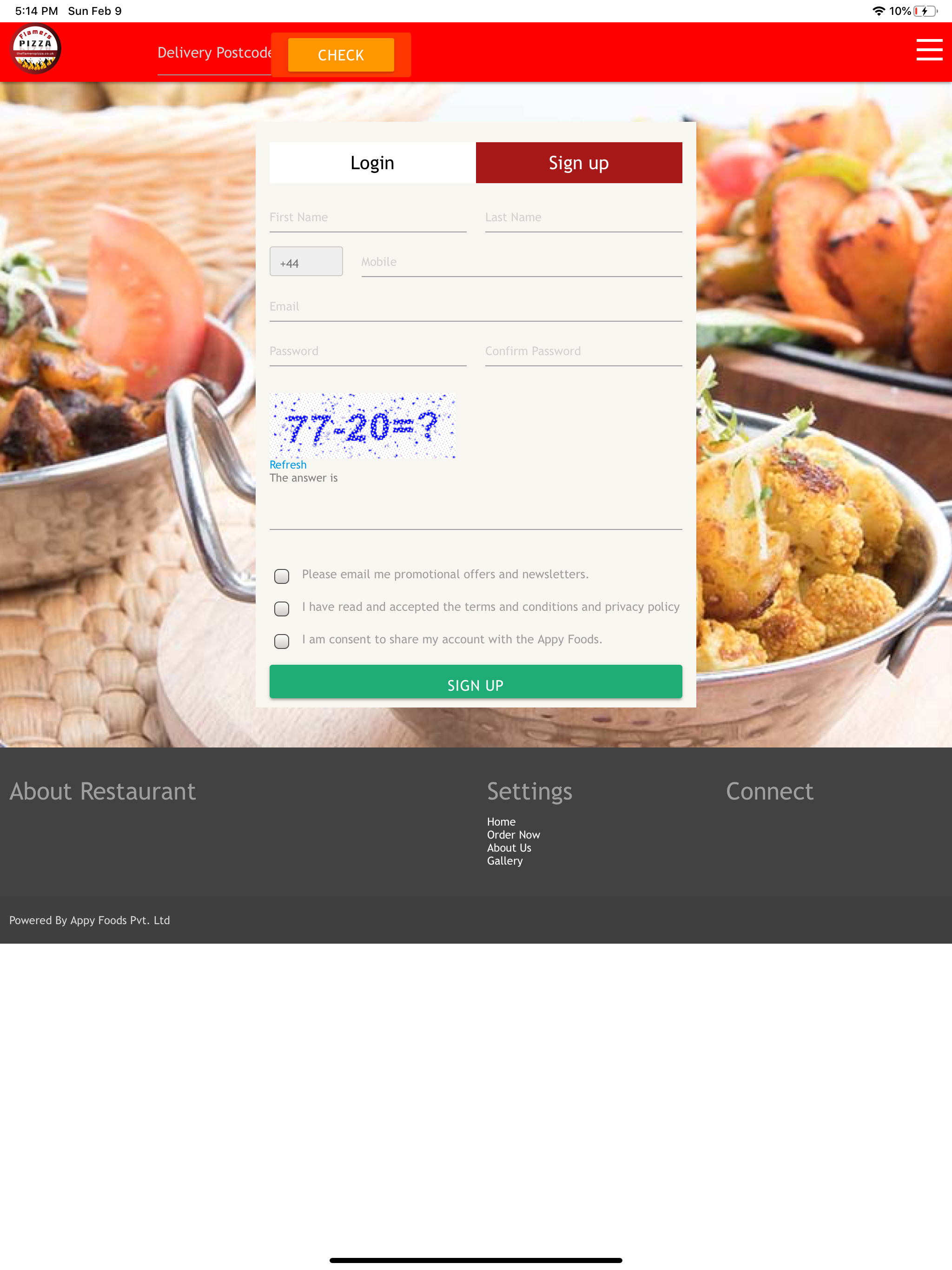Flamers Pizza screenshot 12