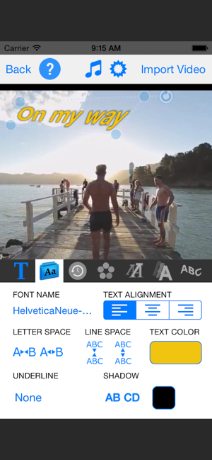 ‎TextVideo - Text on Video Screenshot