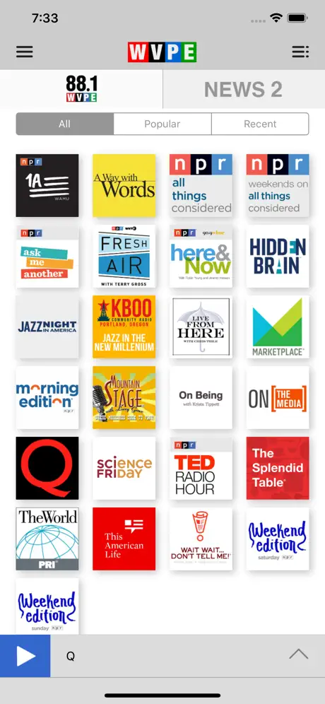 WVPE Public Radio App