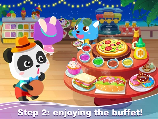 Baby Panda Vacation - BabyBus iPad screenshot 2 - Education app