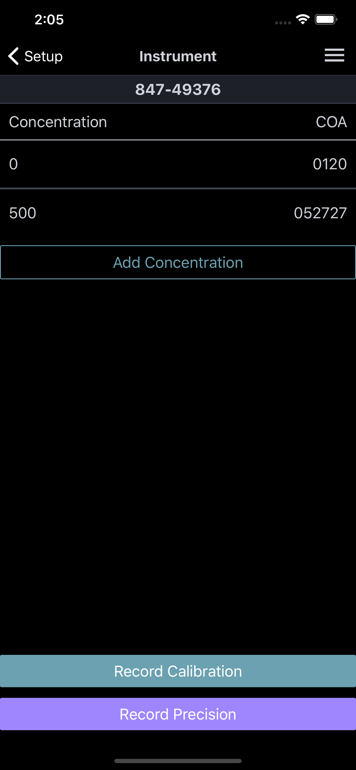 Calibration Keeper screenshot 2