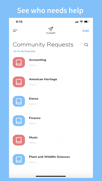 TutApp - The Tutoring App iPhone screenshot 6 - Education app