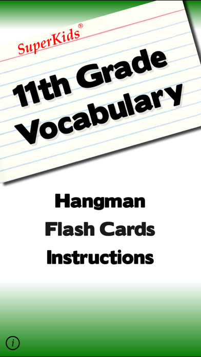 11th Grade Vocabulary Screenshot
