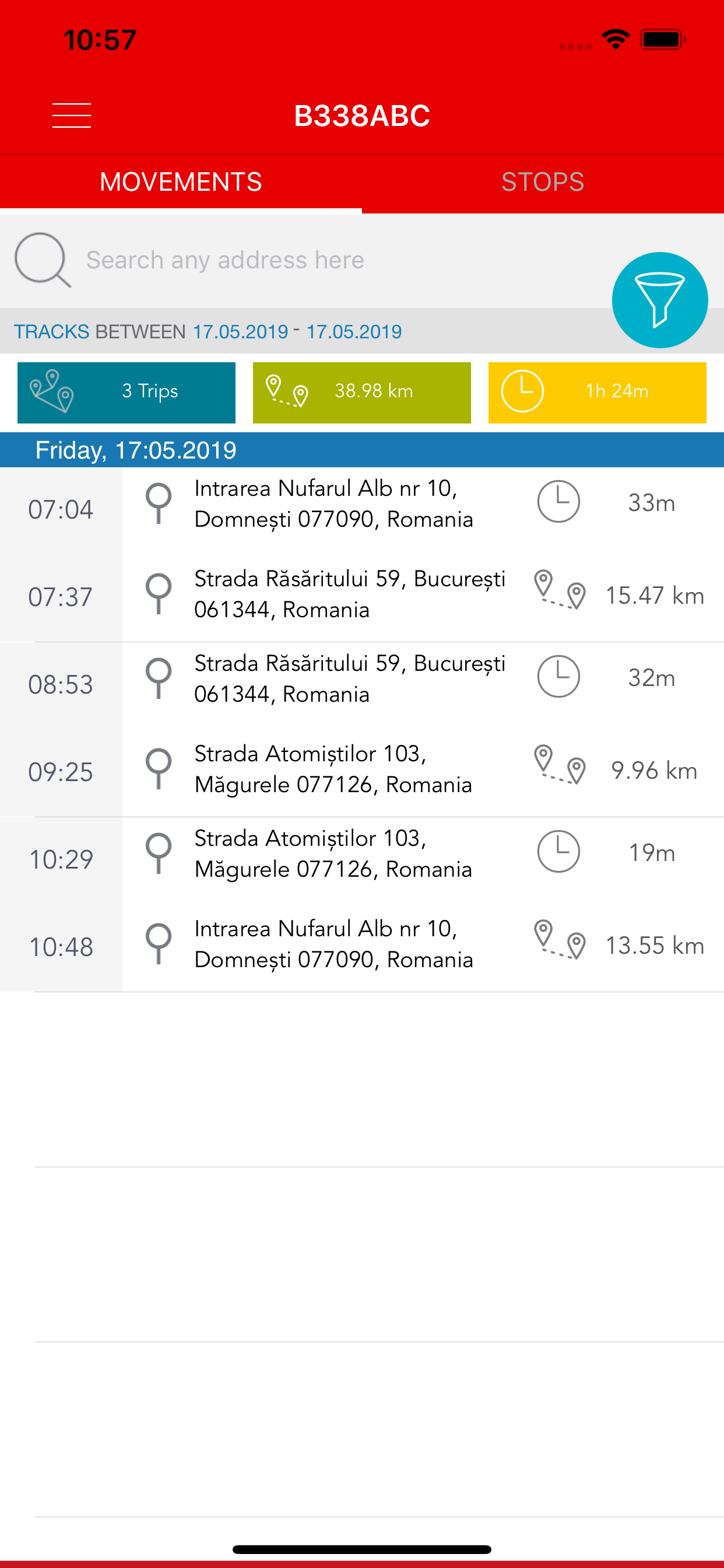 Vodafone Fleet Management screenshot 5