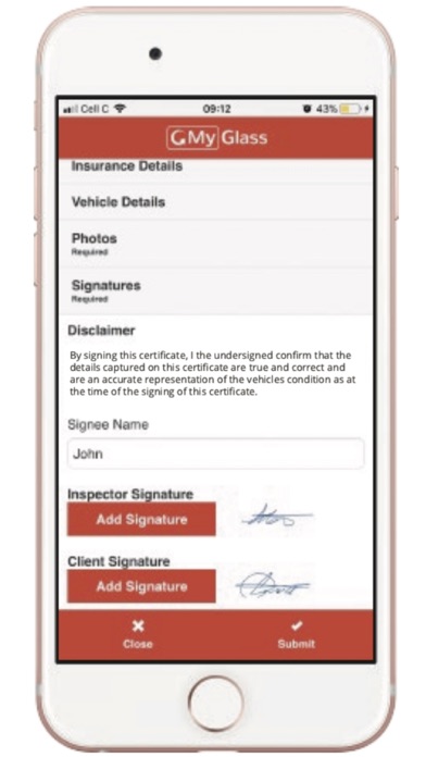 App screenshot