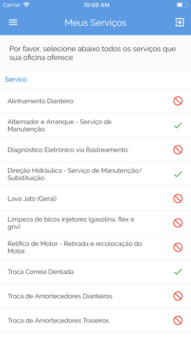 Screenshot #1 pour MedCarro Parceiro