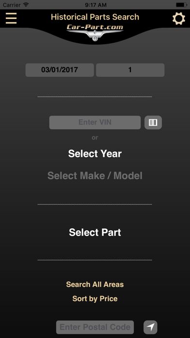 Screenshot #1 pour Historical Part Search