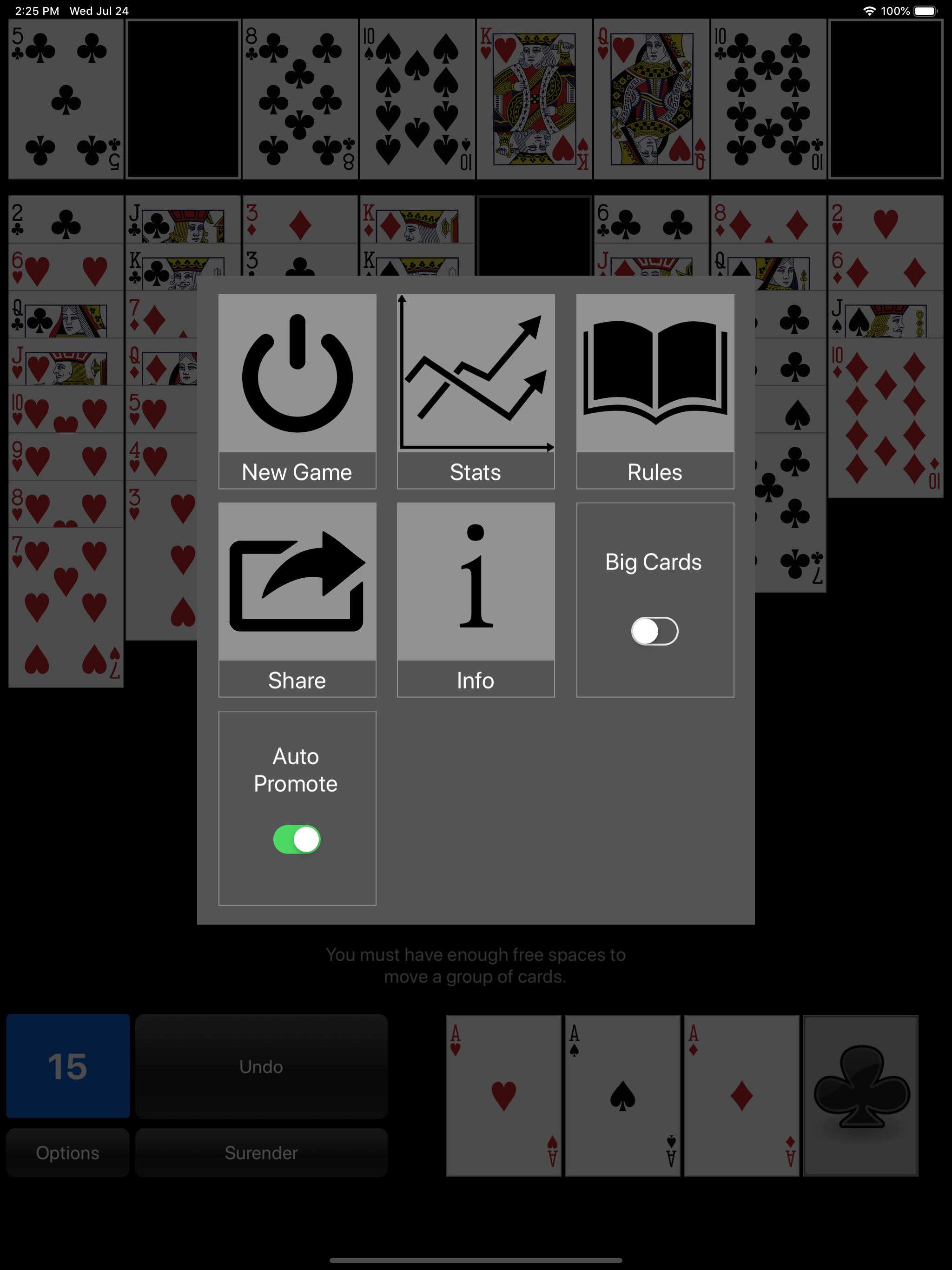 FreeCell & Eight Off