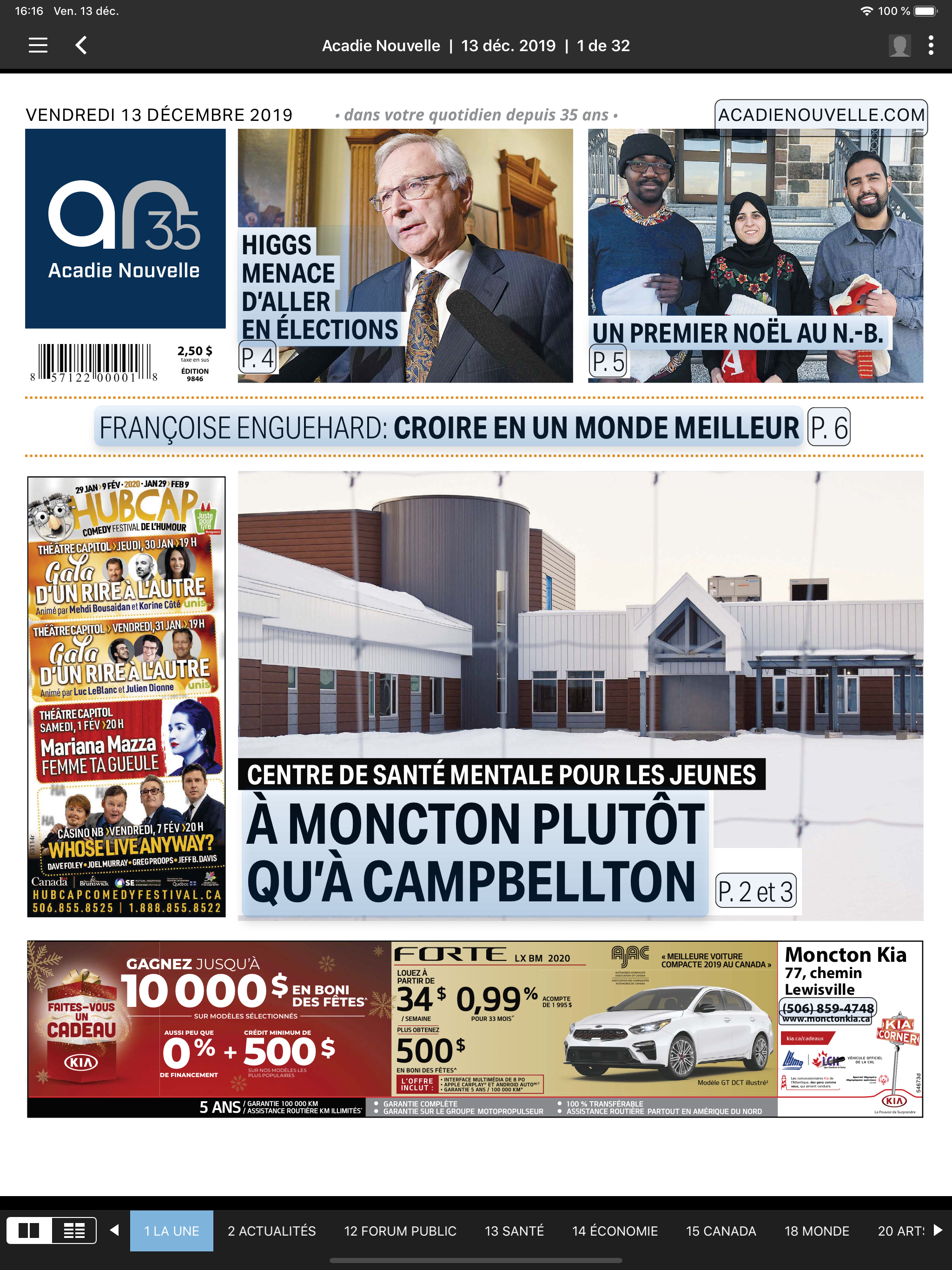 Acadie Nouvelle - Numérique