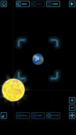Planet simulation screenshot 2