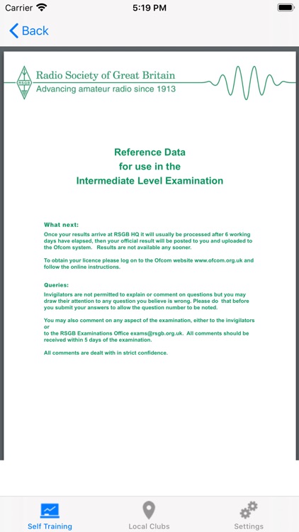 UK Amateur Intermediate Mock