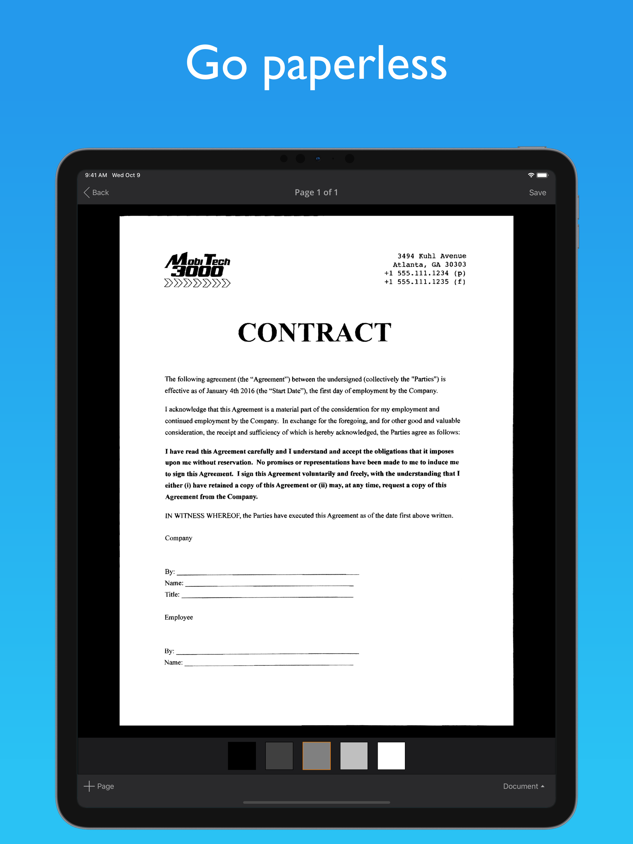 JotNot Scanner App