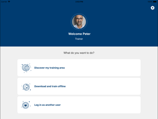 Cegid Talentsoft LMS App iPad screenshot