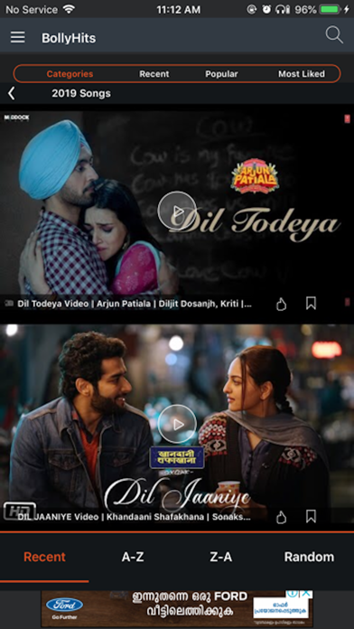 BollyHits: Hindi Videos 2022 Screenshot