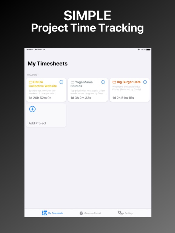 Screenshot #4 pour My Timesheets - Logs & Reports