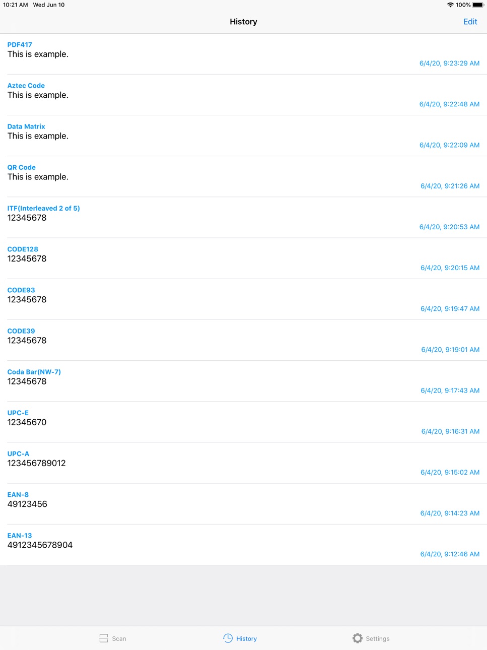 iPad screenshot
