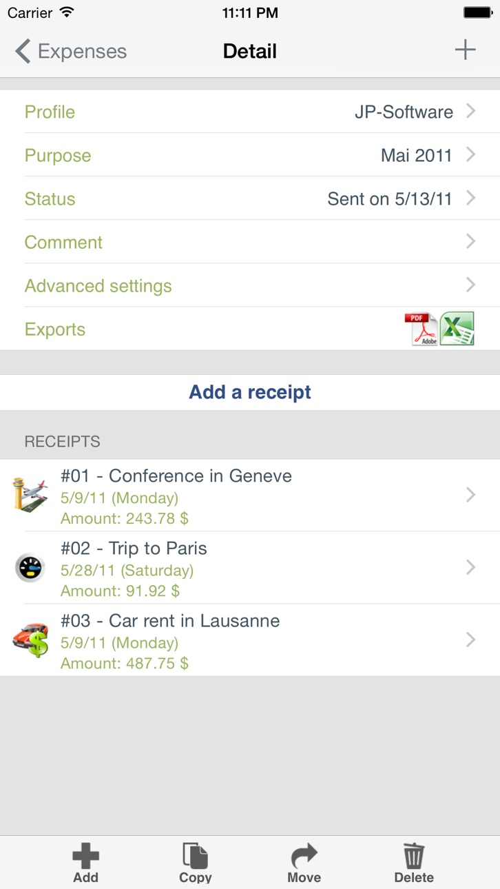 iPhone screenshot