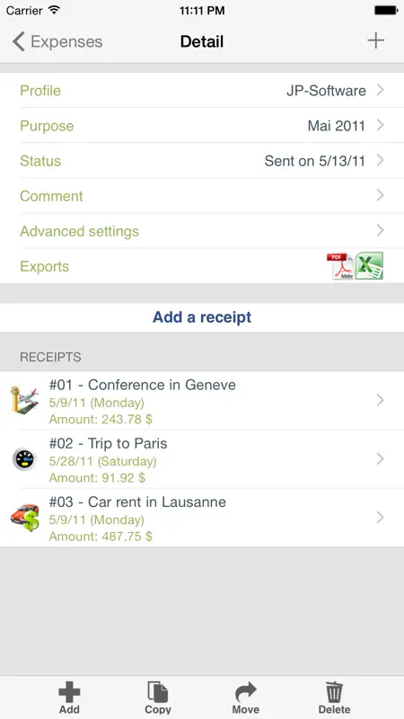 My iExpenses Pro screenshot 3 of 5