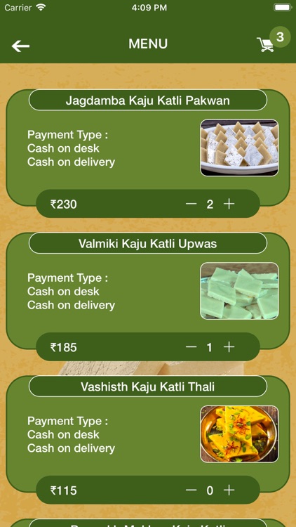 Kaju Katli Order Delivery screenshot-4