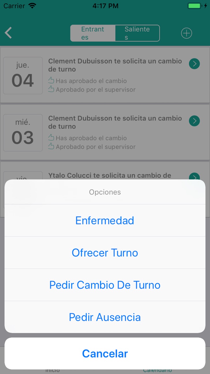 iPhone screenshot