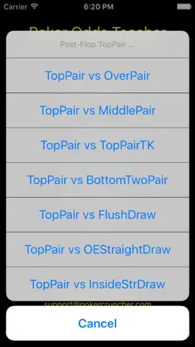 Poker Odds Teacher screenshot 5