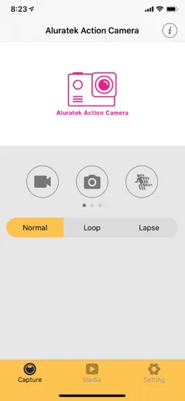 Game screenshot Aluratek Action Camera apk