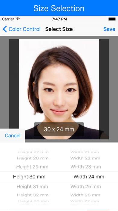 Easy-ID-Photo Creator Pro iPhone screenshot 5 - Photo & Video app